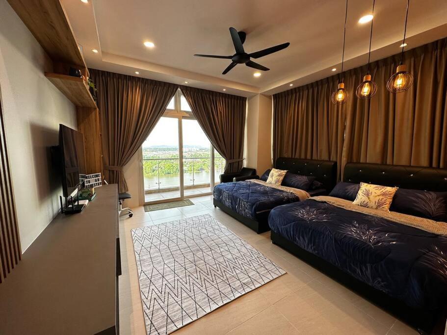 A.R Homestay Riverine Condominium Кучинг Экстерьер фото